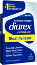 Diurex Caffeine-Free Bloat Relief, Massima resistenza, Rilievo Bloat Discomfort, Fino a 6 ore di sollievo, 24 Conte