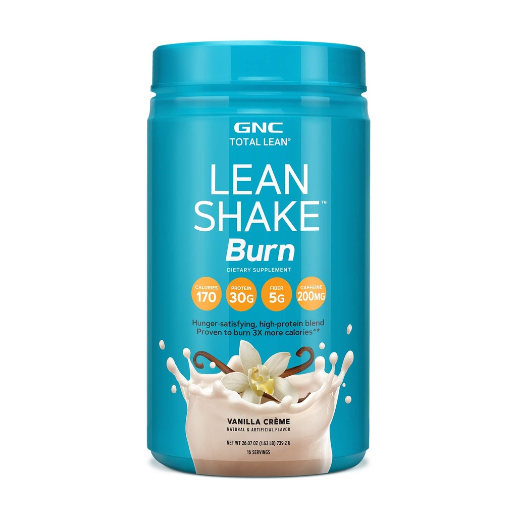 GNC Total Lean Lean Shake Burn - Vanilla Crème (16 Serve)