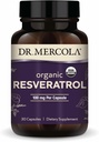 Dr. Mercola Organic Resveratrol - 100 mg Cellular & Cardiovascular Support - 99.9 Percentuale Trans-Resveratrolo - da Japanese Knotweed - 30 Capsule (30 Serve)