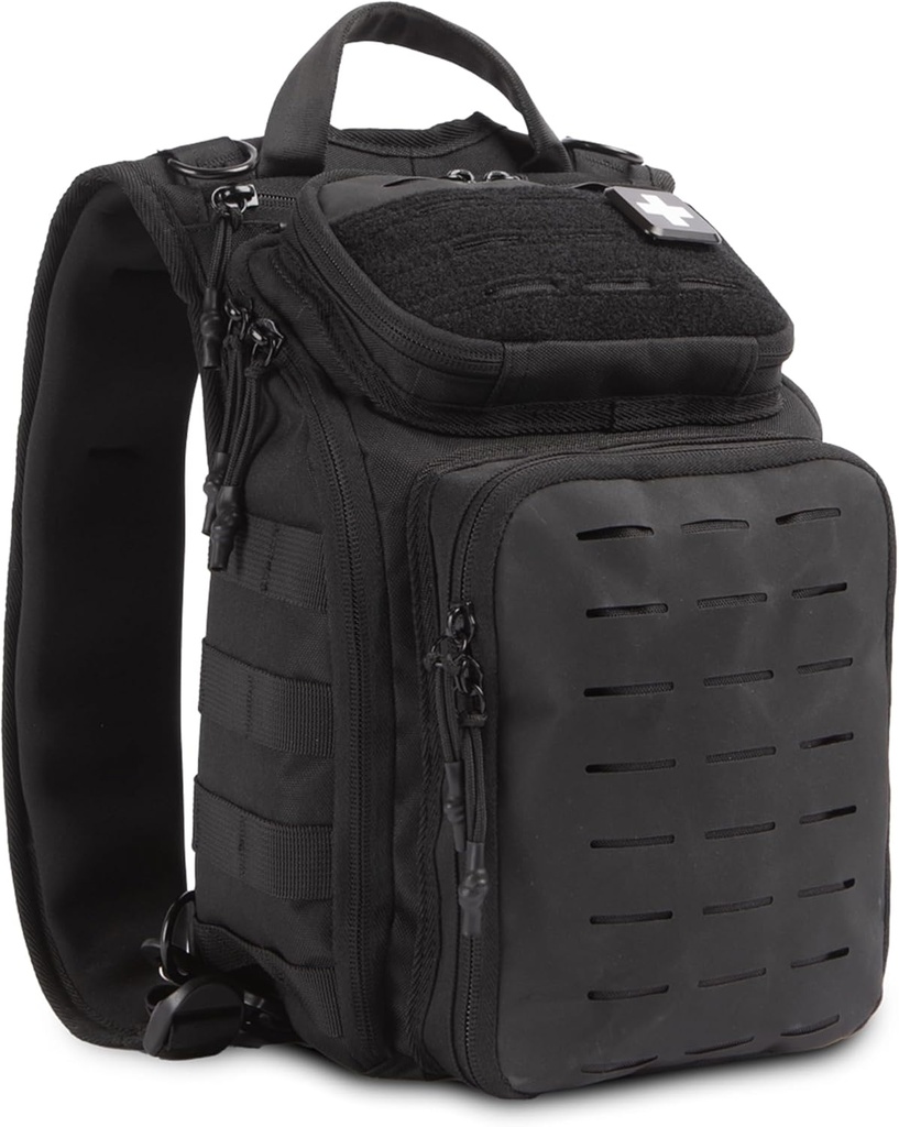 My Medic Recon PRO - HSA FSA First Aid Kit - 250+ First Aid and Survival Essentials, Supplies, & must have IFAK for Home, Car, Office or Business - Nero