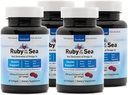 Integratore di olio marino - Tutti Natural Calanus Oil, Astaxantina, Omega-3 e acidi grassi - Integratori nutrizionali di salute del cuore e del cervello - 4 Pack