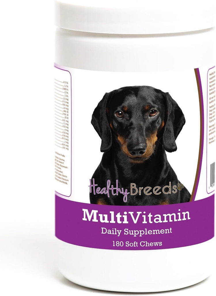Sane razze Dachshund Multivitamin Soft Chew per cani 180 Conte