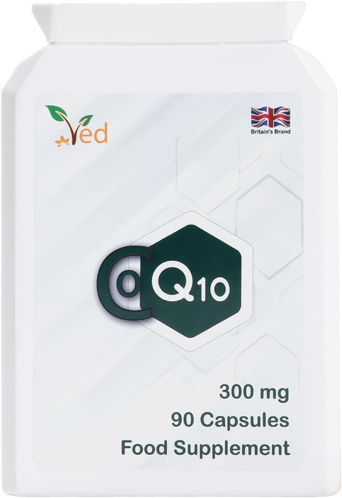 Ved migliore alto assorbimento CoQ10, vegetariano, senza glutine, integratore alimentare, 300 mg 90 capsule vegetali