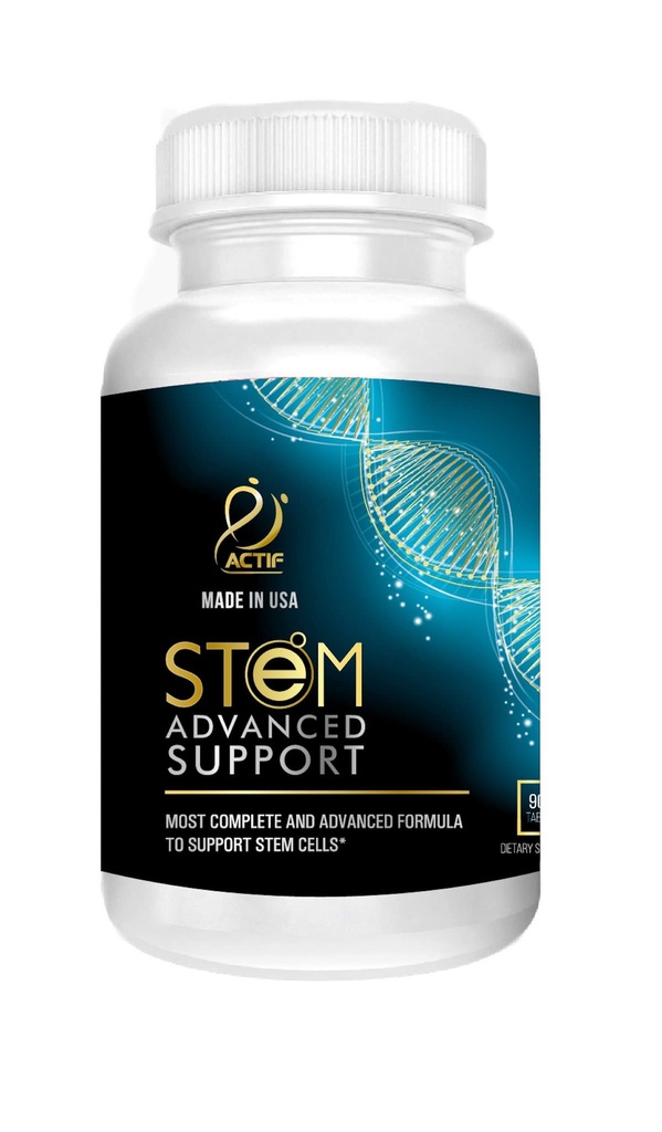 ACTIF STEM Cell Support - Massima resistenza con 10+ Stem Cell Factors, Non OGM, 2 mesi di alimentazione, Made in USA