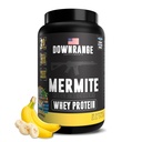 Polvere di proteine del siero di DownRange Mermite, recupero del muscolo di allenamento post e supporto dell'energia, supplemento di miscela di bevanda con proteina di siero di 20g, aminoacido di 9g, 30 Servings (Banana)