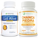 All-Natural Gut and Kidney Health Supplements | Ginger, Artichoke Leaf Extract, Deglicerized Licorice Root & Patented Zinc Carnosine | Stone Crusher Chanca Piedra, Hydrangea & Dandelion Root