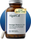 ALGAECAL- Integratore di calcio a base vegetale con vitamina D3 (1000 IU) per la resistenza del Bone, contiene 13 minerali che supportano la salute del Bone, il calcio organico (750 mg) per le donne e gli uomini, 90 Caps Veggie, Made in USA