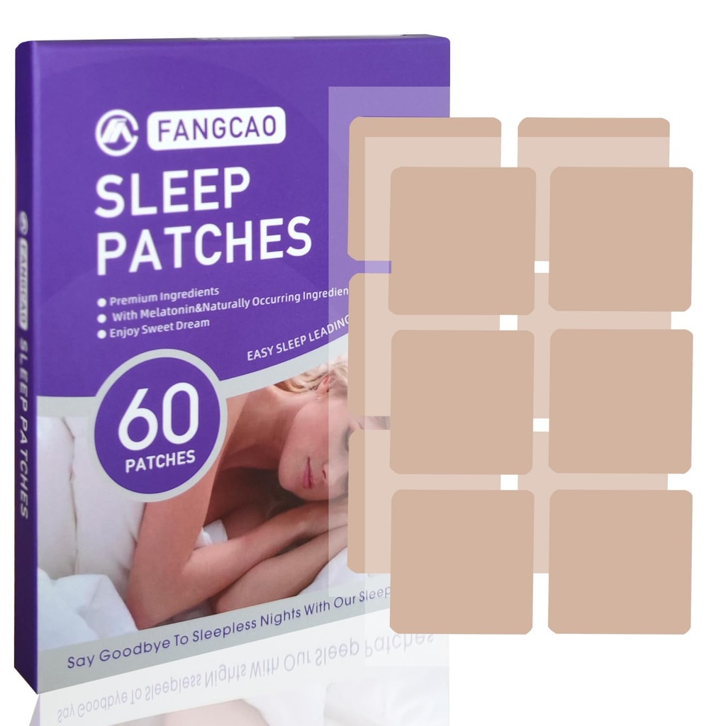Dormire Patch, Dormire Patch per Adulti, Ingredienti Premium Upgraded 60 Patches Set, Facile da applicare e Confortevole