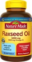 Olio di semi di lino naturale 1000mg, 100 Liquid Softgels (Pack of 4)