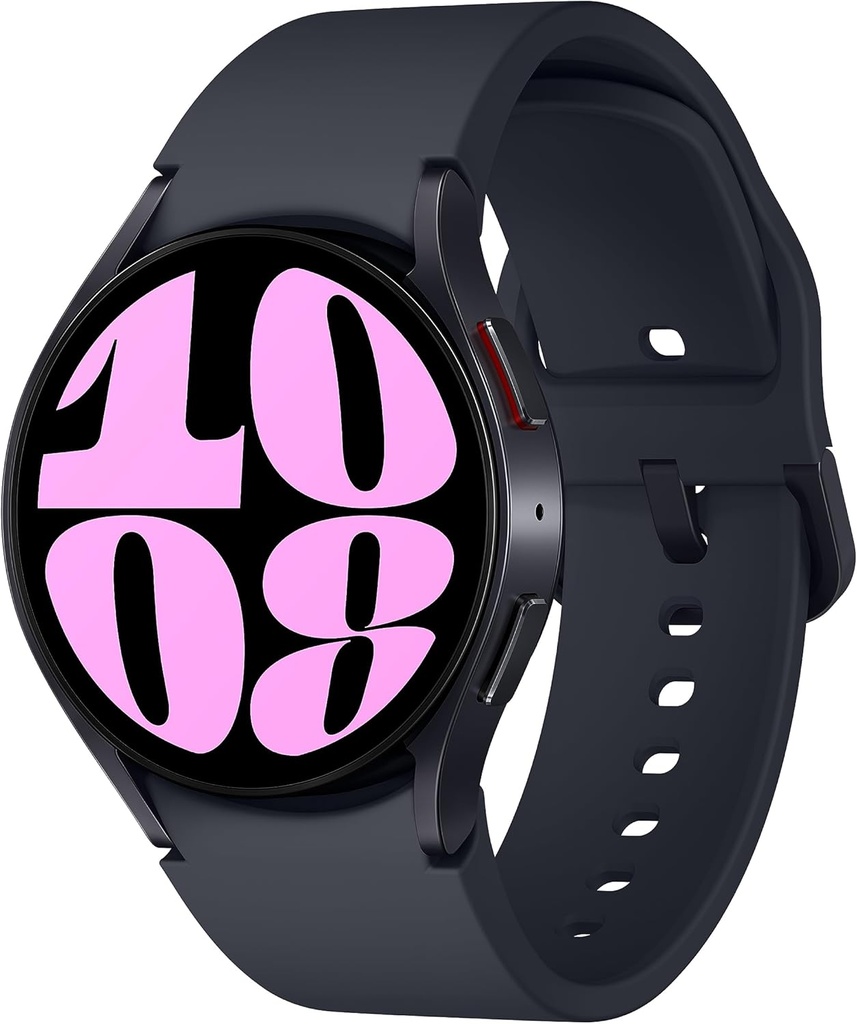 SAMSUNG Galaxy Watch 6 44 millimetri Bluetooth Smartwatch w / Fitness Tracker, Personalizzato HR Zone, Advanced Sleep Coaching, Heart Monitor, BIA Sensor, Schermo più grande, Versione degli Stati Uniti, Graphite (rinnovato)