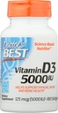 Medici Migliore vitamina D3 5000IU, Non OGM, 180 Softgel (pacchetto di 1)