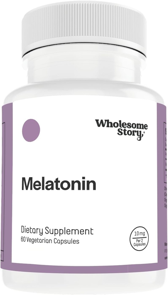 Melatonina 10mg per Adulti per sonno riposante, Relax & Hormone Balance | Melatonina para Adultos | Melotin | Melotonina | 60 Melatonina 10 mg capsule | 5mg Per Capsule | 30 giorni di alimentazione