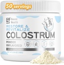 Colostrum Supplement Powder for Humans - Organic Bovine Colostrum Supplement for Gut Health, and Immune Support - Unflavored (73 Serve)