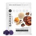 Barker Wellness Nighttime Mushroom Adaptogen Gummies – Vegan, Zucchero-Free Mushroom Gummies con Reishi, Lion’s Mane, Chaga, Cordyceps & Adaptogens – Non-GMO, 60 Conte