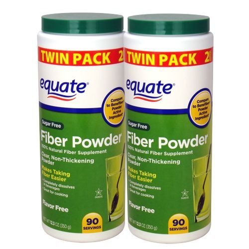 Polvere di fibra senza zucchero - 90 porzioni, 12,3 oz (2 confezione)