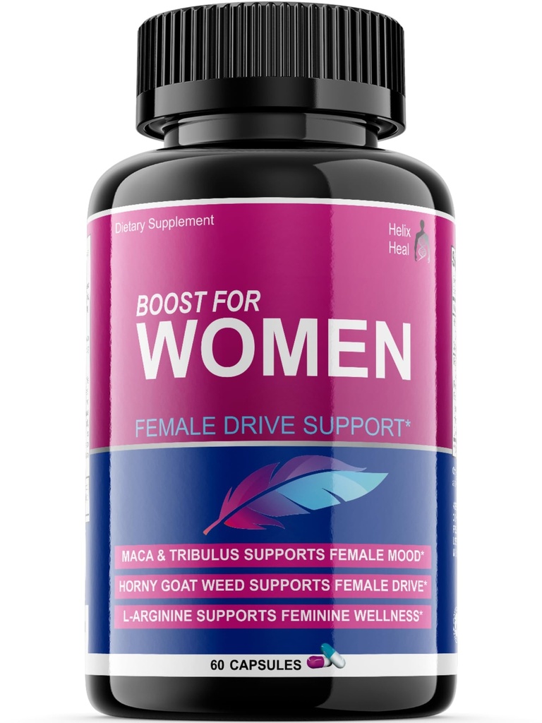 Libido Booster per le donne che agiscono rapidamente con l'erba arrapata - Pillole di desiderio femminile con la radice di Maca, Tribulus Terrestris, Ginseng e Hornygoatweed Women - equilibrio di ormone, Made in USA (60 ct)