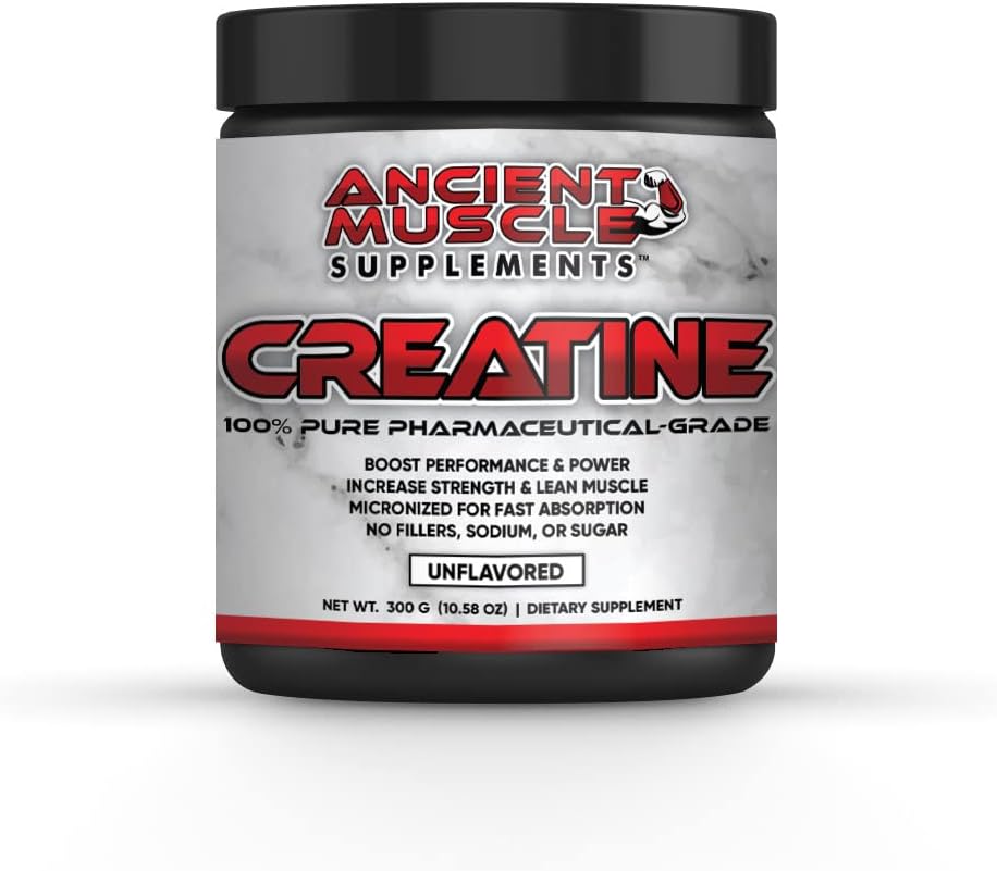 Integratori Creatina monoidrato polvere micronizzata non aromatizzata, Keto Friendly, per il recupero veloce e la crescita di massa e resistenza del muscolo, polvere, 60 porzioni