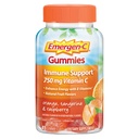 Emergen-C 750mg Vitamina C Gummies per adulti, Gummie Immunità con vitamine B, Gluten Free, Arancione, Tangerino e Sapori di lampone, Back to School Essentials - 45 Conte