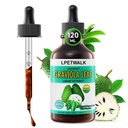 4 Fl Oz Soursop Graviola Leaf Extract Liquid Drops - Natrual Guanabana Leaves Drop - Organic Soursop Bitters Liquid Oil, 98% assorbimento, 120ML Big Capacity
