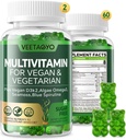 Vitamina D3 + K2-1000IU D3 90mcg K2 - Multivitamina per Vegetariani e Adulti w/Algae Omega-3,Iron,Metilico B12,Seamoss,Iodina per Bone,Muscolo,Energia, Supporto per l'immunità- Zucchero libero,Gluten-Free,120 Conte