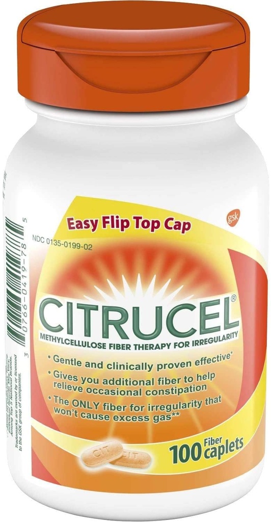 Citrucel Fiber Supplemento Caplets-100 ct.