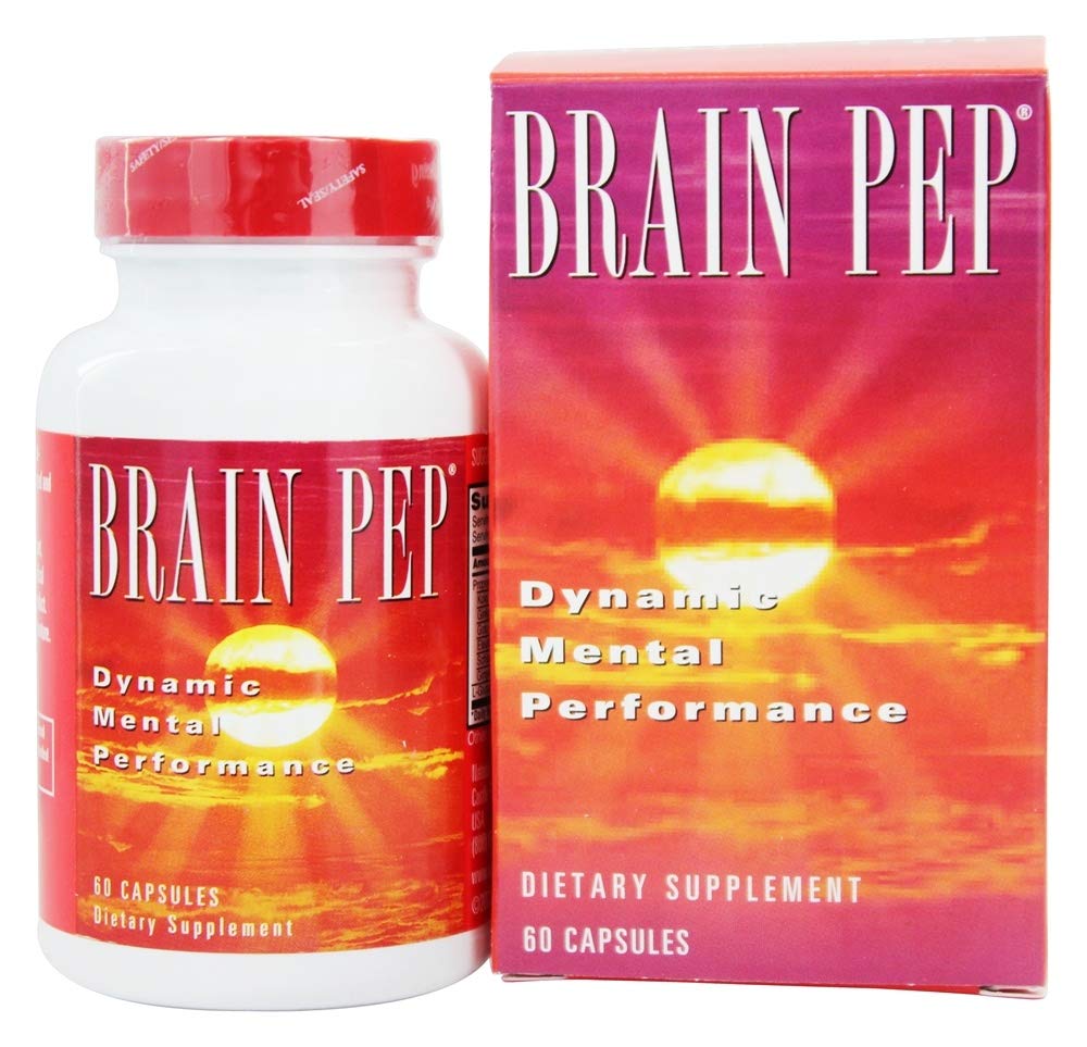 Natural Balance Brain Pep | Brain Function Supplement con Ginkgo Biloba, Kola Nut | Aiuta il supporto Memoria migliorata, Focus & Mental Clarity | 60 capsule
