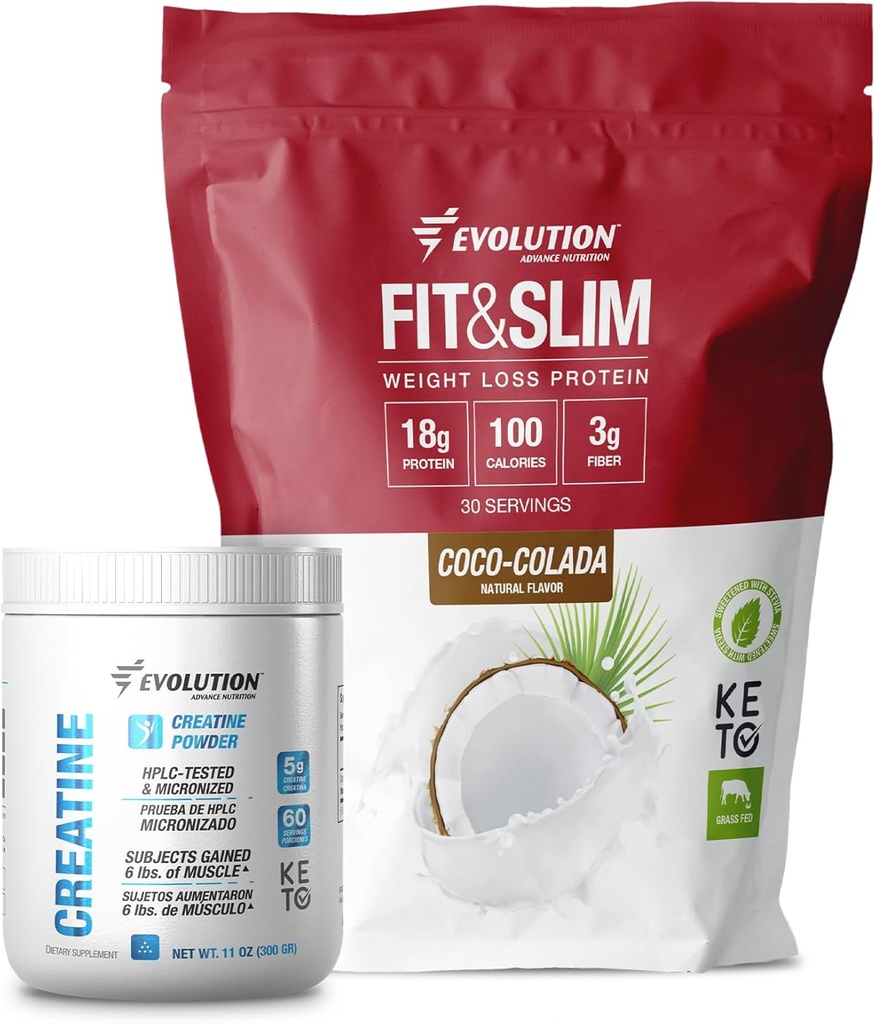 Evolution Advance Nutrition Fit & Slim Blend + polvere di monoidrato della creatina