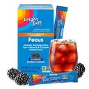Supplemento Focus Zucchero gratuito Integratore alimentare Bere Mix con Ashwagandha, Lion’s Mane, B Vitamins B1 B2 B3 B5 B6 B12, per prestazioni cognitive & Clarity BlackBerry, alimentazione di 21 giorni