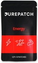 Pure Patch Energy Patch – Patch Topical Vegan a base vegetale – Caffeina – CoQ10 – Aminoacidi – Elettroliti – Non ingeribili – Water-Resistant – Gentle on Skin – Gluten Free – Made in USA – 6 Patches