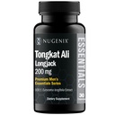 Nugenix Essentials Tongkat Ali per gli uomini, Supporto per la salute degli uomini, Longjack Eurycoma Longifolia Extract, 30ct