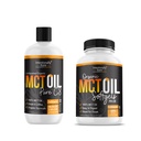 MCT olio capsule e puro C8 MCT olio Bundle.
