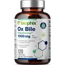 biophix Ox Bile 1000 mg con BioPerine 120 capsule veggie - Supplemento di enzimi digestivi ad alto assorbimento - Liver Metabolic GI Fat Metabolism Support