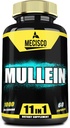 Mullein Leaf Supplement con Panax Ginseng Root, Cordyceps Sinensis & More - 60 capsule - 11in1