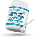 Polvere di collagene marino di Assorbimento Bio, resistenza extra w/Peptan (Tipo 1 Peptidi di collagene idrolizzati), 15 oz, 42 giorni di alimentazione