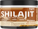 Shilajit Pure Himalayan Organic Resina - 30g Shilajit Supplemento con 85+ Trace Minerals, Acido Fulvico, Ashwagandha Root, Tongkat Ali & More Herbal - Support Immune, Energy Production & Brain Health