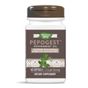 Via della natura Pepogest olio di menta piperita, comfort gastrointestinale, 60 conte (pacchetto di 2)