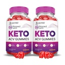 Laboratori giustificati (2 Risultati Ripped Pack Keto ACV Gummies Advanced Formula 1000MG Ripped Risultati Formulati con succo di barbabietola di melograno Polvere B12 Vegan Non OGM 120 Gummys
