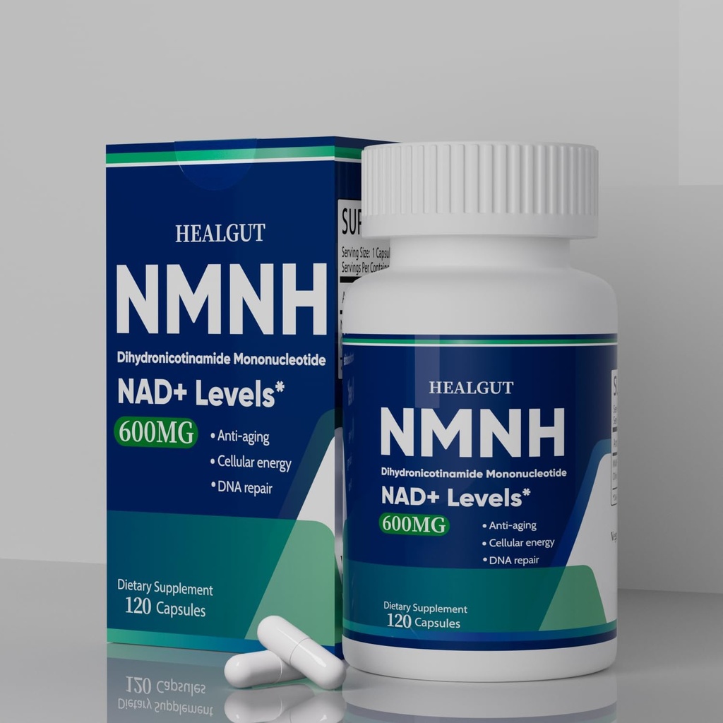 Capsule NMNH: 120 Conte, 600mg NMNH Supplemento per NAD+ Ottimizzazione