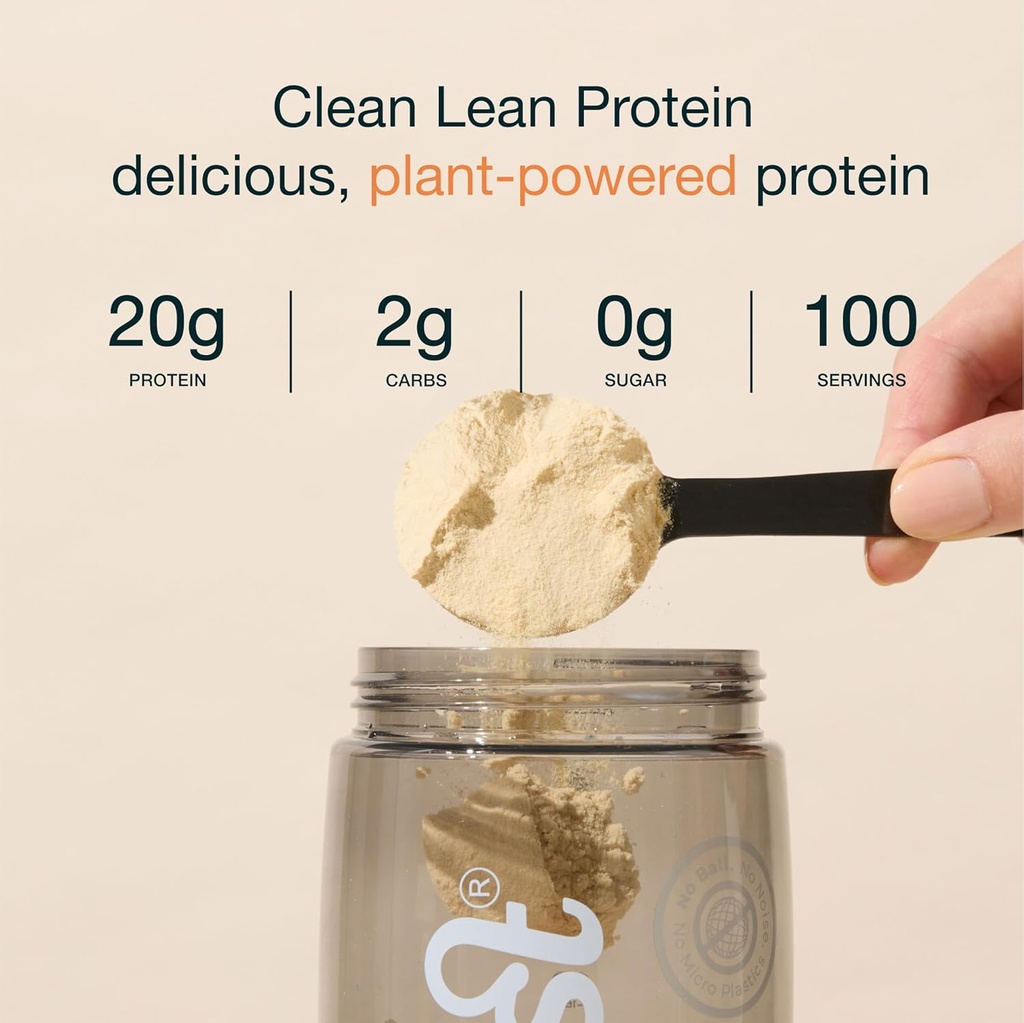 Nuzest - Pea Protein Powder - Clean Lean Protein, Premium Vegan Plant Based Protein Powder, Dairy Free, Gluten Free, OGM Free, Protein Shake, Rich Chocolate, 100 Servings, 5.5 lb