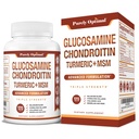 Glucosamina Condroitin MSM Integratore w/Turmeric & Boswellia - Glucosamina Solfato Integratore congiunto per Uomini & Donne - 120 compresse