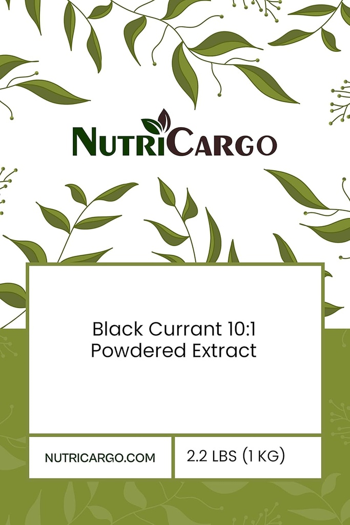 Estratto in polvere 10:1 di ribes nero 2.2 LBS (1000 G)