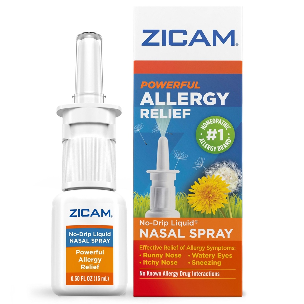Zicam Allergy Relief No-Drip Liquid Nasal Spray Non Drowsy, 0.5 Ounce