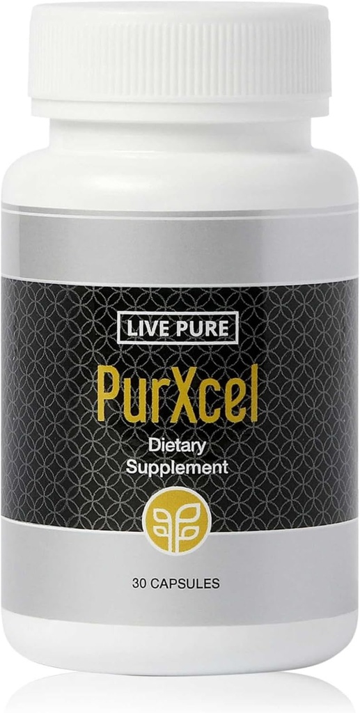 PURE PurXcel Antiossidante Supplemento | 30 capsule | Potente miscela antiossidante con Glutathione & Superoxide Dismutase | Supporta pelle, Giunti e pulizia naturale