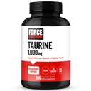FORCE FACTOR Taurina supplemento, Taurina 500mg capsule Antiossidante supplemento per sostenere il sistema nervoso e la salute cellulare, Vegan, No Gelatin, Non OGM, 180 capsule vegetali