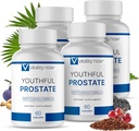 Prosta giovanile -Saw Palmetto per gli uomini, potenzia l'energia con Panax Ginseng, protezione antiossidante, vitamina E & Lycopene, promuove la vitalità e benessere - Supplemento alla prostata (Pack of 4)