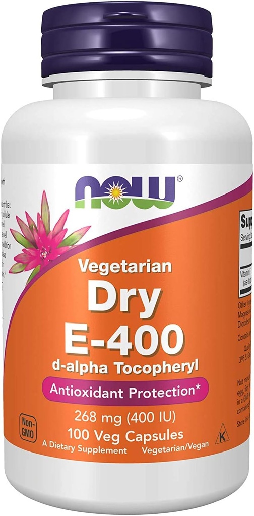 Ora Foods Vitamin E-400 Dry - 100 Caps (2 confezione)