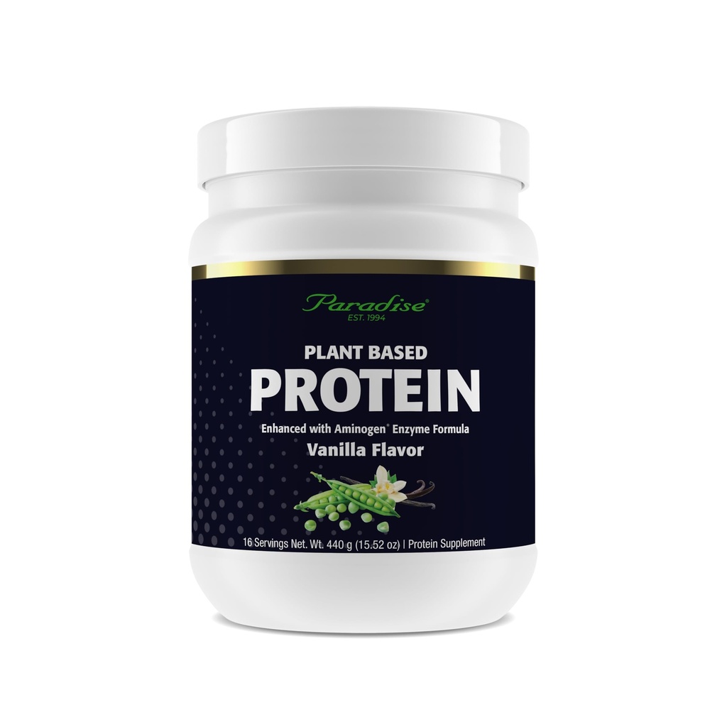 Polvere di proteine di pea organica certificata, aroma di vaniglia, vegano, senza glutine, non OGM, Keto, Paleo, 15.87 oz