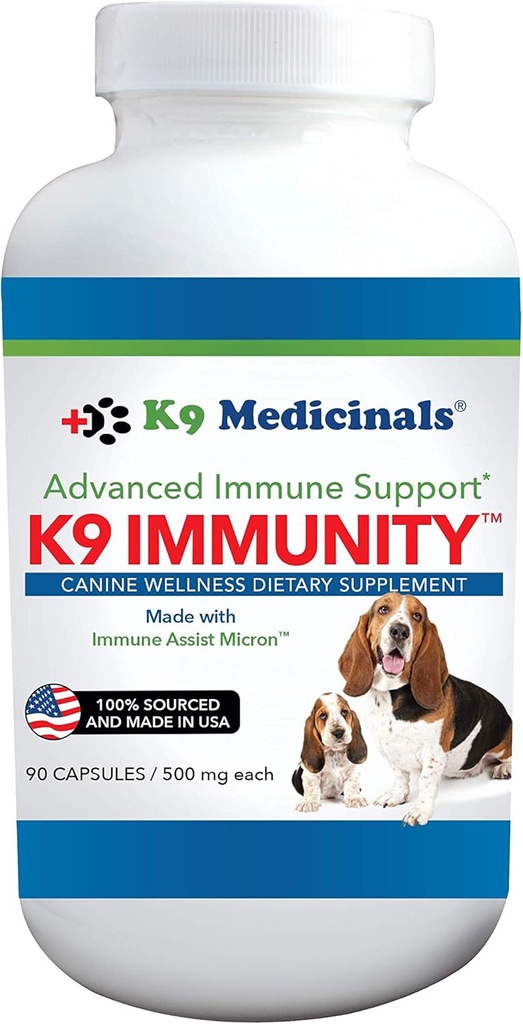 K9Medicinals K9 capsule di immunità - 90 conte, bianco (IMS-CAP-90)