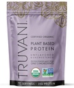 Truvani Vegan Pea Protein Powder | Unflavored | 20g Organic Plant Based Protein | 10 Serve | Keto | Gluten & Dairy Free | Low Carb | No Aggiunto Sugar